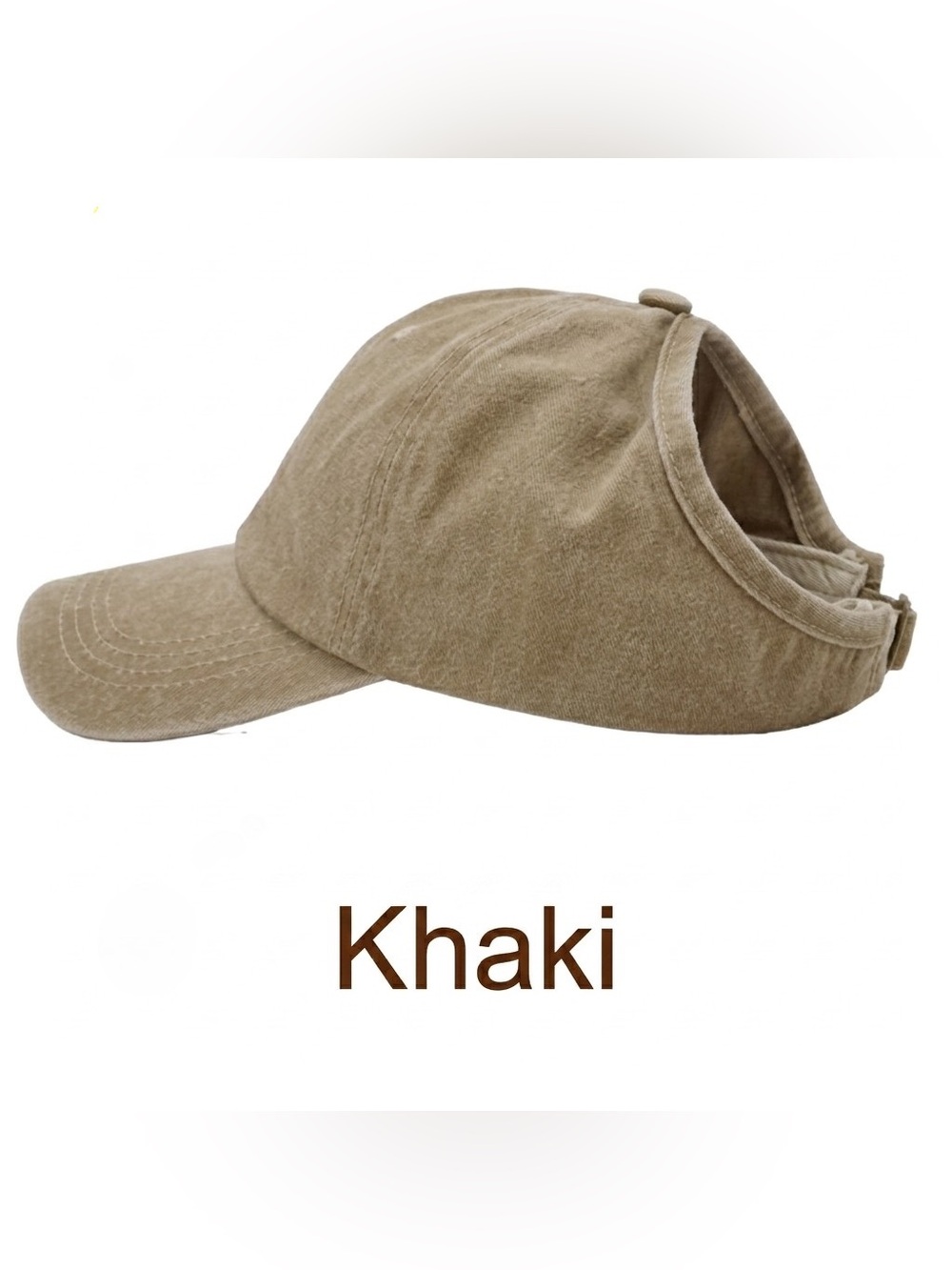 ❤️Buy Now Price❤️ Ponytail Baseball Cap, Backless Messy Bun Hat - Choose 1 - Picture 8 of 16